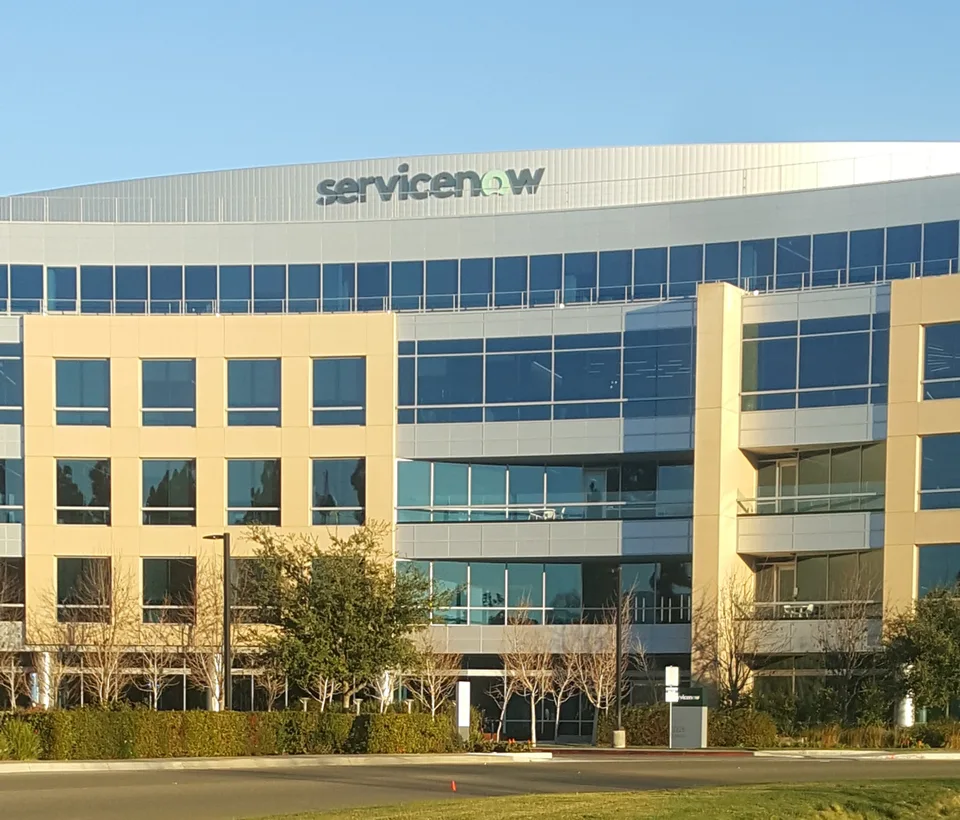 ServiceNow's headquarters, photographed in 2019